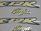 KAWASAKI ZX-12R 2002-2005 BLUE BLACK DECAL KIT
