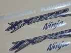 KAWASAKI ZX-12R 2002-2005 GREEN BLACK DECAL KIT