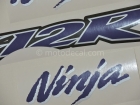 KAWASAKI ZX-12R 2002-2005 GREEN BLACK DECAL KIT