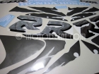 HONDA CBR 900RR 1998 BLACK DECAL KIT