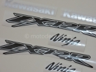 KAWASAKI ZX-12R 2002-2005 RED BLACK DECAL KIT