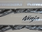 KAWASAKI ZX-12R 2002-2005 RED BLACK DECAL KIT