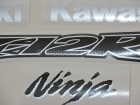 KAWASAKI ZX-12R 2002-2005 RED BLACK DECAL KIT