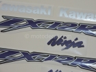 KAWASAKI ZX-12R 2002-2005 SILVER BLACK DECAL KIT