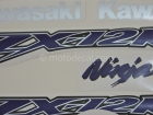 KAWASAKI ZX-12R 2002-2005 SILVER BLACK DECAL KIT