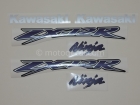 KAWASAKI ZX-12R 2002-2005 SILVER BLACK DECAL KIT
