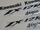 KAWASAKI ZX-12R 2002-2005 SILVER DECAL KIT