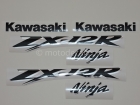 KAWASAKI ZX-12R 2002-2005 SILVER DECAL KIT