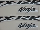 KAWASAKI ZX-12R 2002-2005 SILVER DECAL KIT