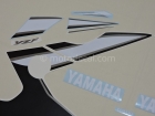 YAMAHA YZF-600R 2007 BLUE DECAL KIT