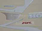 HONDA CBR 929RR 2000 RED BLUE  DECAL KIT