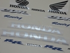 HONDA CBR 1000RR 2007 SILVER DECAL KIT