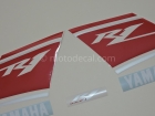 YAMAHA YZF-R1 2008 WHITE DECAL KIT