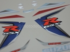 SUZUKI GSX-R 1000 2008 BLUE WHITE DECAL KIT