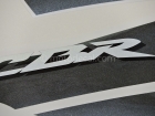 HONDA CBR 125R 2007-2008 WHITE DECAL KIT