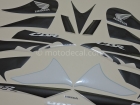 HONDA CBR 125R 2007-2008 WHITE DECAL KIT