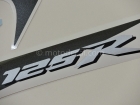 HONDA CBR 125R 2007-2008 WHITE DECAL KIT