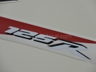 HONDA CBR 125R 2009 RED BLACK DECAL KIT