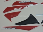 HONDA CBR 125R 2009 RED BLACK DECAL KIT