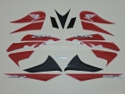 HONDA CBR 125R 2009 RED BLACK DECAL KIT