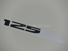 HONDA CBR 125R 2011 WHITE RED BLUE DECAL KIT