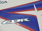 HONDA CBR 150R 2011 WHITE RED BLUE DECAL KIT