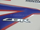 HONDA CBR 150R 2011 WHITE RED BLUE DECAL KIT