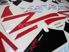 HONDA CBR 954RR 2002 RED DECAL KIT