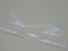 HONDA CB 600F HORNET 2002-2004 BLACK DECAL KIT