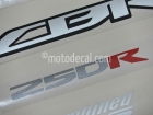 HONDA CBR 250R 2011-2012 BLACK DECAL KIT