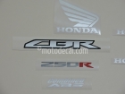HONDA CBR 250R 2011-2012 BLACK DECAL KIT