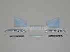 HONDA CBR 250R 2013 RED DECAL KIT