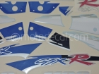 SUZUKI GSX-R 1100 1993 BLUE WHITE DECAL KIT