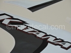 SUZUKI GSX 600F KATANA 2006-2007 BLACK US DECAL KIT
