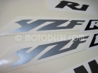 YAMAHA YZF-R1 2003 SILVER DECAL KIT