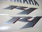 YAMAHA YZF-R1 2007 LAVA RED DECAL KIT