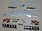 YAMAHA YZF-R1 1999 RED WHITE DECAL KIT