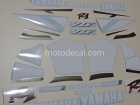 YAMAHA YZF-R1 2001 BLUE DECAL KIT