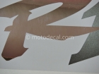 YAMAHA YZF-R1 2001 BLUE DECAL KIT