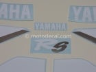 YAMAHA YZF-R6 2001 BLUE DECAL KIT