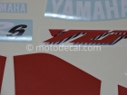 YAMAHA YZF-R6 1999 RED DECAL KIT