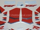 YAMAHA YZF-R6 1999 RED DECAL KIT