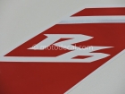 YAMAHA YZF-R6 2008 WHITE DECAL KIT