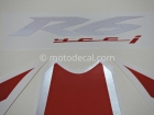 YAMAHA YZF-R6 2008 WHITE DECAL KIT