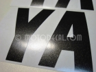 YAMAHA YZF-R6 2010 WHITE DECAL KIT