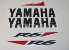 YAMAHA YZF-R6 2010 WHITE DECAL KIT