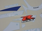 SUZUKI GSX-R 600 2001 BLUE WHITE DECAL KIT