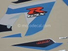 SUZUKI GSX-R 600 2005 BLUE WHITE DECAL KIT